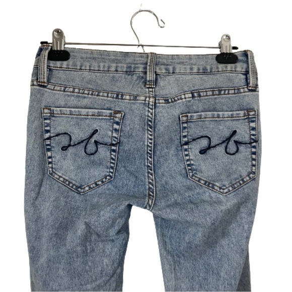 Women’s Bebe Blue Skinny Jeans Size 28 W! - Picture 5 of 6